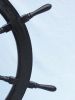 Deluxe Class Wood and Metal Decorative Ship's Steering Wheel