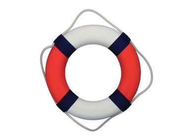 Decorative Lifering 20" (Color: Patriotic)