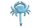 Cast Iron Wall Mounted Crab Hook 5"