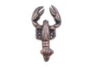 Cast Iron Decorative Wall Mounted Lobster Hook 5"