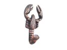 Cast Iron Decorative Wall Mounted Lobster Hook 5"