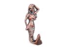 Cast Iron Mermaid Hook 6"