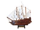 Wooden Model Ship Christmas Tree Ornament