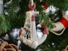 Rustic Decorative Anchor Christmas Tree Ornament 9"