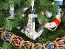 Rustic Decorative Anchor Christmas Tree Ornament 9"