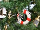 Ship's Wheel Compass Christmas Ornament
