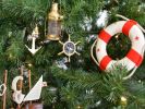 Ship's Wheel Compass Christmas Ornament