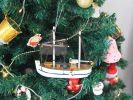 Wooden Fishing R Us Model Fishing Boat Christmas Tree Ornament