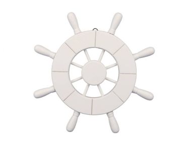 Decorative Ship Wheel (style: 9" White)