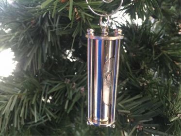 Hour Glass Christmas Ornament (Finish: Chrome)