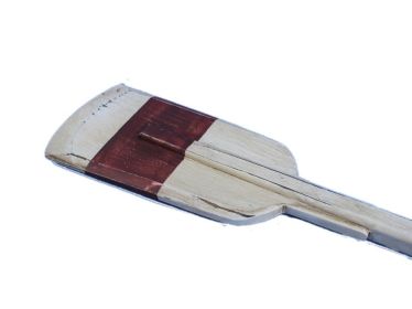 Wooden Decorative Squared Rowing Boat Oar with Hooks 50" (style: Manhattan Beach)