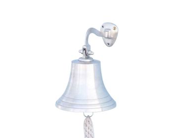 Wall Mounted Hanging Ship's Bell (style: 9" Brushed Nickel)
