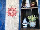 Decorative Ship Wheel with Seashell