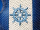 Decorative Ship Wheel with Seashell