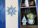 Decorative Ship Wheel with Seashell