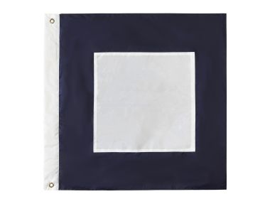 Authentic Letter Nautical Alphabet Navy Code Signal Flag 24" - Indoor/Outdoor Use (Letter: P)