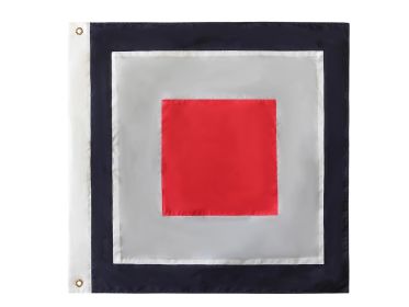 Authentic Letter Nautical Alphabet Navy Code Signal Flag 24" - Indoor/Outdoor Use (Letter: W)