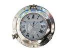 Deluxe Class Decorative Ship's Porthole Clock