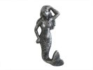 Cast Iron Mermaid Hook 6"