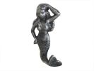 Cast Iron Mermaid Hook 6"