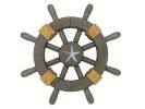 Decorative Ship Wheel with Starfish