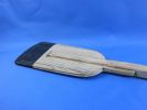 Wooden Decorative Squared Rowing Boat Oar with Hooks 50"