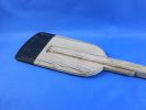 Wooden Decorative Squared Rowing Boat Oar with Hooks 50"