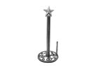 Cast Iron Texas Star Kitchen Paper Towel Holder 16"