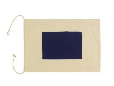 Cloth Nautical Alphabet Flag Decoration 20" (Letter: S)