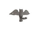 Cast Iron Flying Owl Decorative Metal Talons Wall Hooks 6"