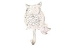Cast Iron Owl Hook 6"
