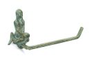 Cast Iron Mermaid Toilet Paper Holder 10"