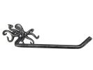 Cast Iron Octopus Toilet Paper Holder 11"