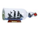 Blackbeard's Queen Anne's Revenge Model Pirate Ship in a Glass Bottle