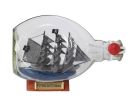 Flying Dutchman Pirate Ship in a Glass Bottle