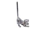 Cast Iron Cat Paper Towel Holder 10"