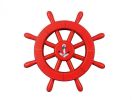 Decorative Ship Wheel with Anchor