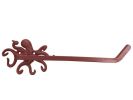Cast Iron Octopus Toilet Paper Holder 11"