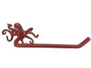 Cast Iron Octopus Toilet Paper Holder 11"