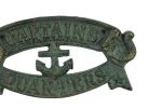 Cast Iron Captains Quarters Sign 8"