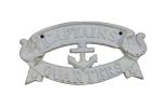 Cast Iron Captains Quarters Sign 8"