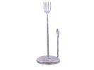 Cast Iron Fork and Spoon Kitchen Paper Towel Holder 15"