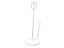 Cast Iron Fork and Spoon Kitchen Paper Towel Holder 15"