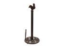 Cast Iron Rooster Paper Towel Holder 15"