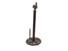 Cast Iron Rooster Paper Towel Holder 15"