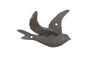 Cast Iron Flying Bird Decorative Metal Wing Wall Hook 5.5"