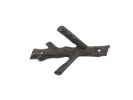 Cast Iron Tree Branch Double Decorative Metal Wall Hooks 7.5"