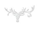 Cast Iron Deer Head Antlers Decorative Metal Wall Hooks 13"