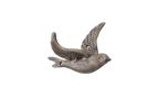 Cast Iron Flying Bird Decorative Metal Wing Wall Hook 5.5"