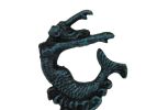 Cast Iron Mermaid Key Hook 6"